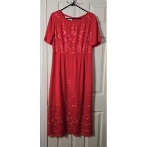 Sarah Elizabeth Maxi Dress Size 10 Burnt Orange